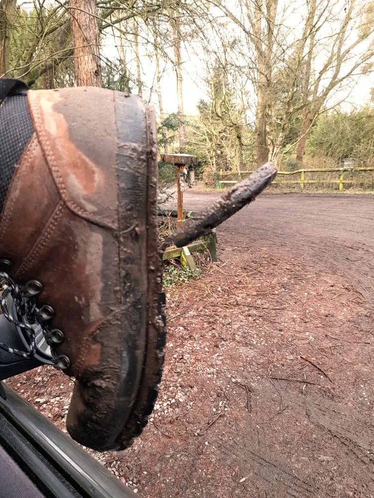 the mud hung on in there